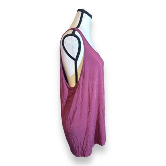 Women’s 3X Reitmans R Essentials Reversible Dusty Rose Scoop Neck Tank Top 22 24 - Picture 5 of 8